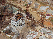 Elevated ICF Home under construction survived Flood and Winds from Katrina